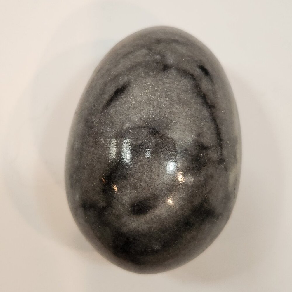 Vintage Marble Alabaster Decorative Stone Eggs Lot Of 5 - Picture 3 of 9